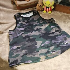 Nike Camo Tank 💗Pink Nike Swoosh Hit💗